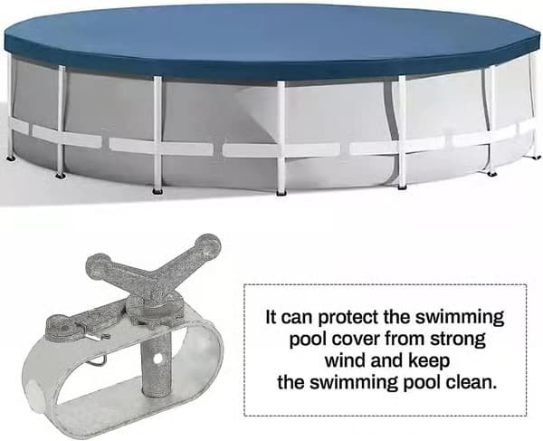 2 rebspændere til pool, til oval rund pool, rebspænder i aluminiumslegering til vinter [HK]