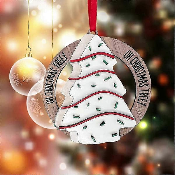 Julgransprydnad Roliga julgransprydnader Söta julgransprydnader Snackskaka Mat Julgransprydnader