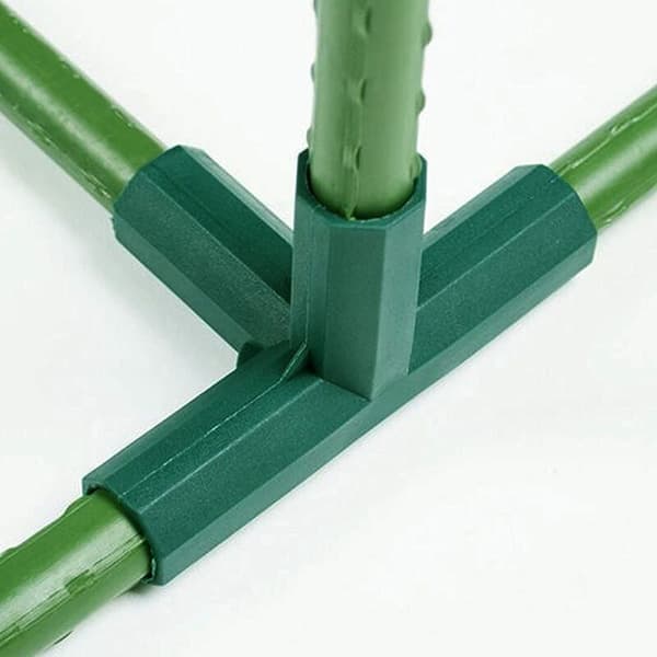 Pakke med 15 16 mm havebueforbindere – Robuste, højkvalitets plastikstøtter – Til drivhuse og blomsterstrukturer