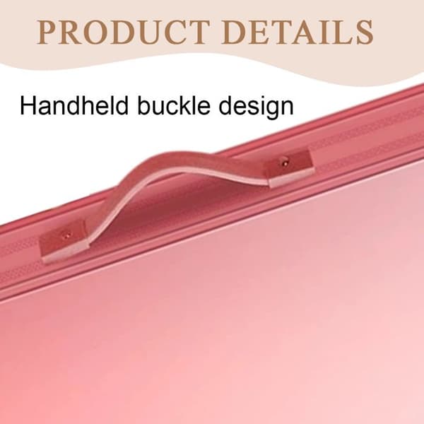 Bildebok for barn - Rosa - med håndtak, 30 sider