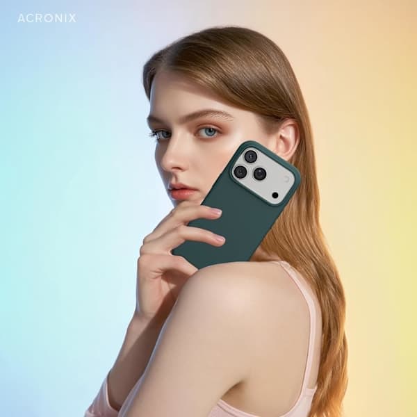 Flytende silikondeksel til iPhone 17 Pro, støtsikkert mykt telefondeksel, full beskyttelse, lys grå lys grå iPhone 17 Pro Light grey iPhone 17 Pro
