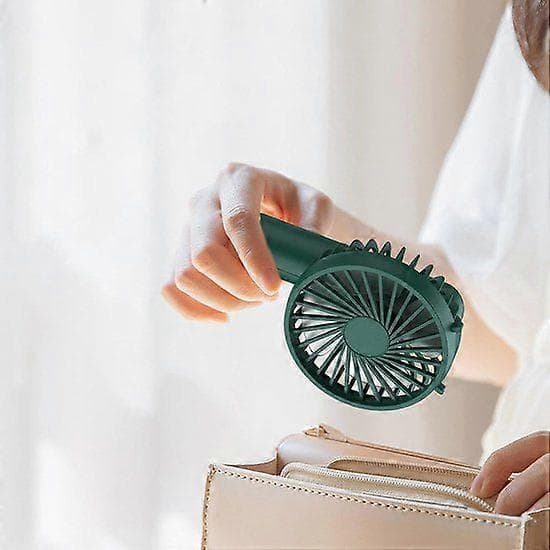 Genopladelig Håndventilator - Bærbar Ventilator - Bordventilator - Personlig Bærbar Ventilator -