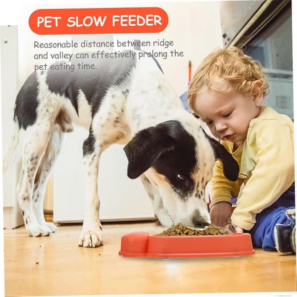 Kæledyr Langsom Foderskål Foderdispenser Langsomme Spiseskåle Langsom Foderskål Kattefoderskål Hundefoder Langsom Foder Foderlegetøj Kæledyr Drikkevandsskål