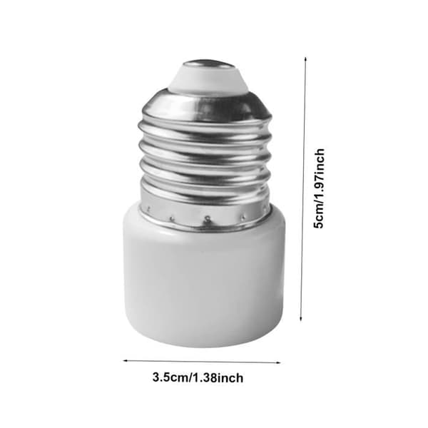 Stykker E27 Sokkelomformerdeksler med Adapterplugg, Sokkel, Pæreuttak, Lampeholder