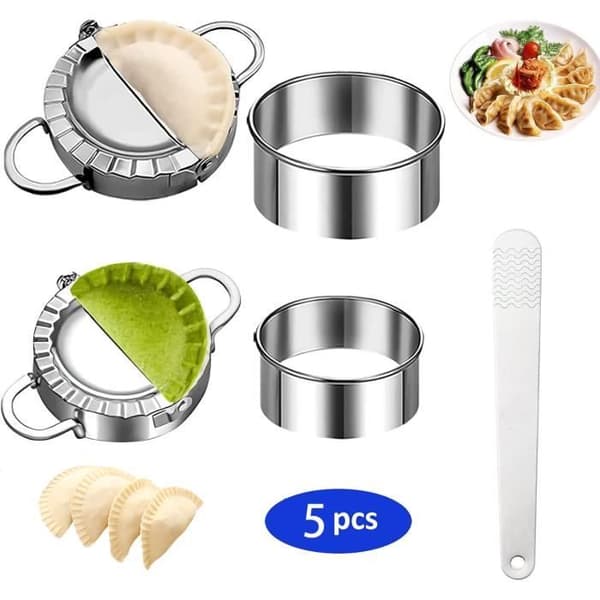 Ravioliform, Pelmeniform, Raviolimaskin, Dumplingform, Fylleskje, Rund Kutteform, for Wontons, Dumplings