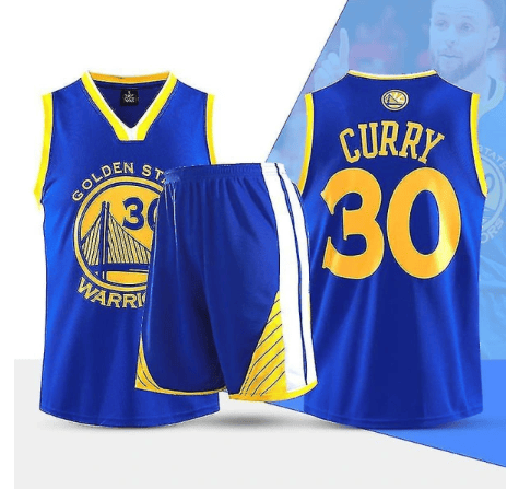 Nba Golden State Warriors Stephen Curry #30 Baskettröja blå 20 blue 20