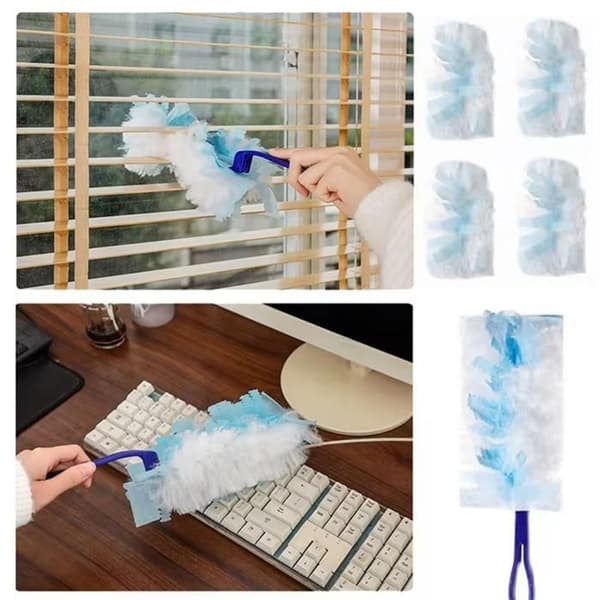 30 Duster Refills, Engångsdammvippor Kompatibla med Swiffer Dusters