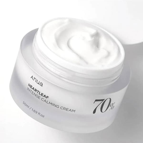 Anua Heartleaf 70% Intense Calming Cream 50ml Hvit