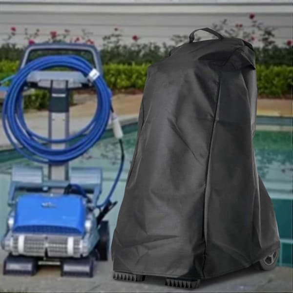 Vandtæt Robot Pool Rengørings Caddy Cover - Sort, til Dolphin Robot Pool Rengører