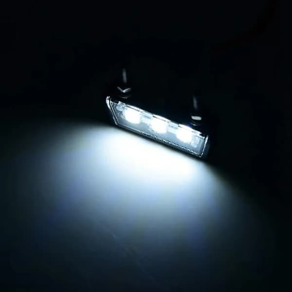 Styck Motorcykel registreringsskylt ljus 3 SMD LED-chip Mini Tiny Lamp