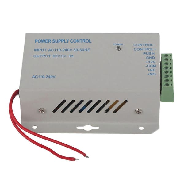 SSRGV Input AC110V-240V Output DC 12V 3A 30W Strømforsyningscontroller til dørkontrolsystem