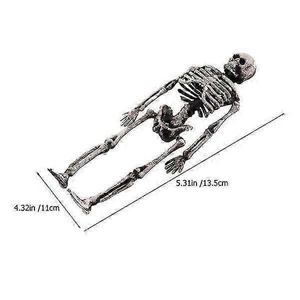 2026 Simulerad Skelettprop Halloween Skelett Liten Människokroppsbenmodell