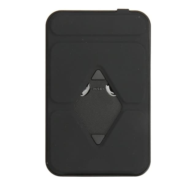 Bærbar 10.000 mAh trådløs oplader med LED-display og magnetisk batteri til iPhone 14, 13 og 12 Mini, sort