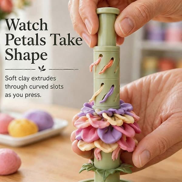 Modular-Clay Blooms Maker Blooms by Play-Doh kit 3d leire blomsterlaging materialer for voksne