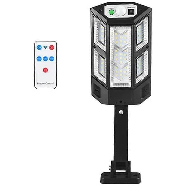Vattentät LED-solcellslampa för trädgården med rörelsesensor 43MD