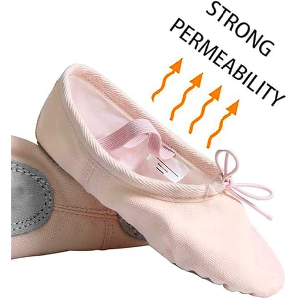 Bløde balletsko til børn og voksne, tåsko til dans, sneakers, balletdans, yoga, gymnastik, split-sål til voksne, hjemmesko