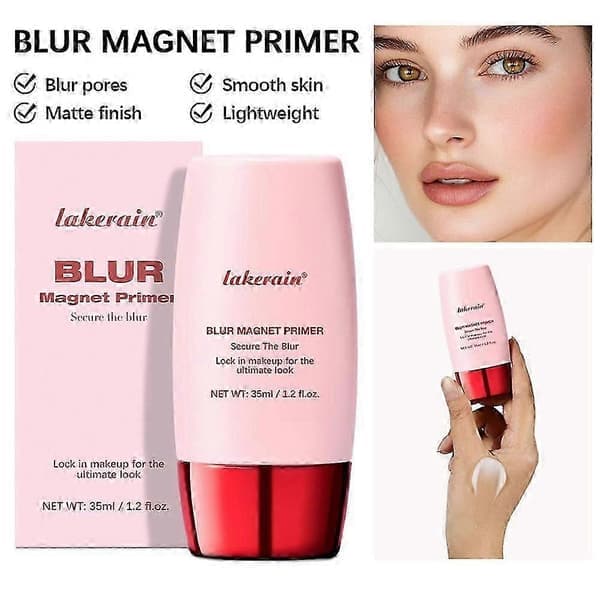 Blur Magnet Primer Base 35ml Poreminimerer For Glat Mat Finish Makeup Påføring