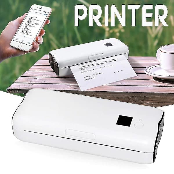 Mini Hjem Inkless A4 Utskriftspapir Multifunksjonell Mobil Utskrift Egnet for Bilde Dagbok