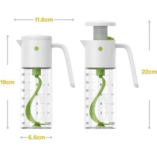 Salaattipullo - 300ml - Valkoinen