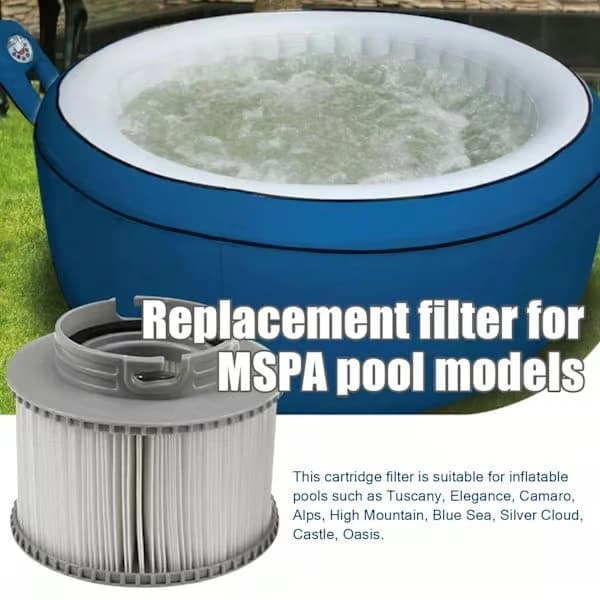 Filtre til oppustelige MSpa pools 4-pak 2-pak