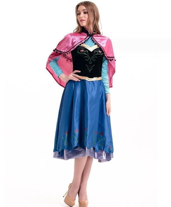 Prinsessa Annan mekko Halloween Cosplay -asu M M
