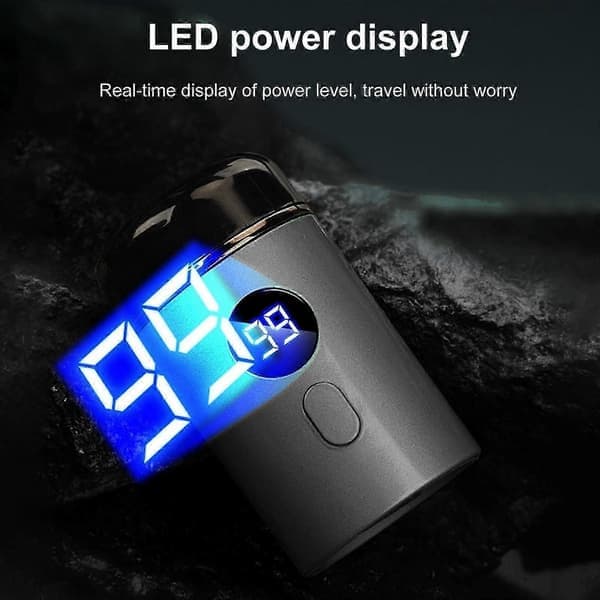 Electric Mini Shaver Rechargeable, Cordless Trimmer for Face & Beard, Portable