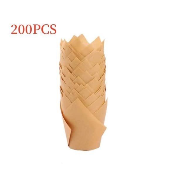 Muffinsforme - Uspecificeret - Tulip - Papir - 5*8cm - Varmebestandig op til 230℃