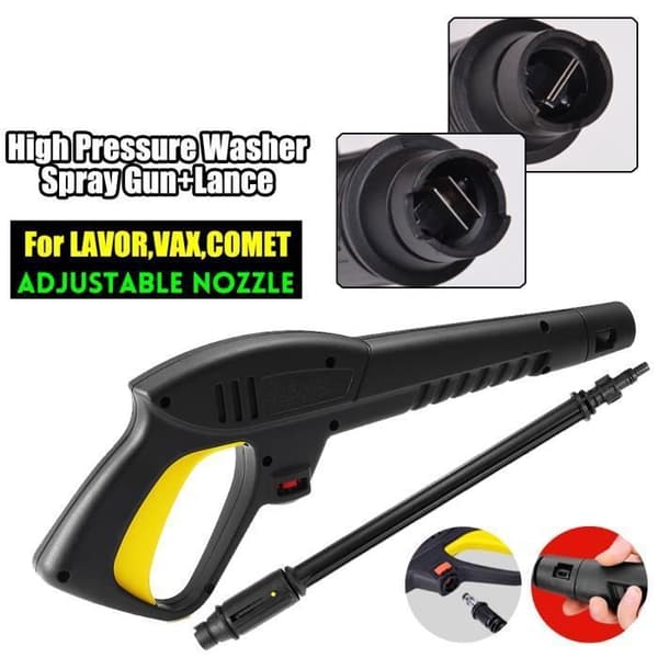 TEMPSA Højtryksrenserpistol + lanse justerbar dyse til LAVOR/VAX/COMET