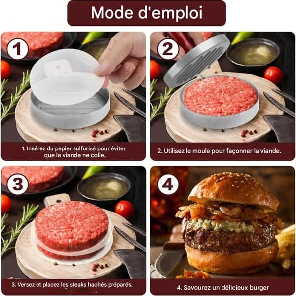 Snabb köttmörare av zinklegering, köksredskap