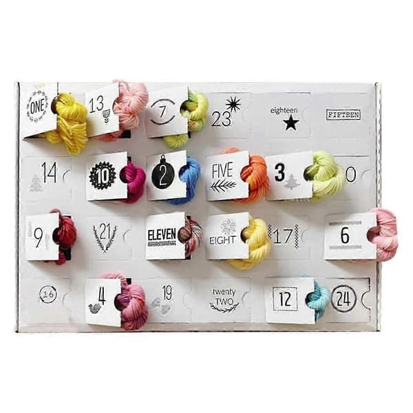 2026 Garn Adventskalender Garn Blindboks Jule Blindboks 24-dagers nedtelling