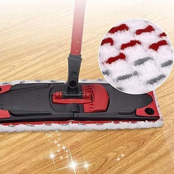 Sæt med 6 Vileda Ultramax kompatible mikrofiber mopper, holdbare og vaskbare 36x14 cm gulvklude