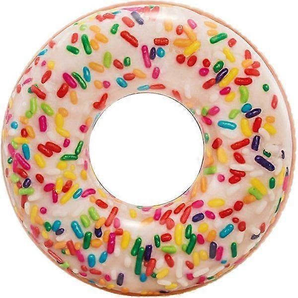 Munkformad badring med strössel, 99 cm x 25 cm, Flerfärgad