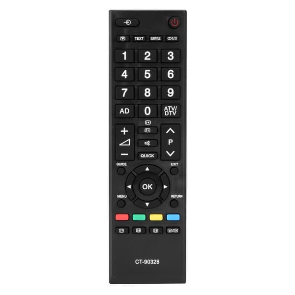 CT-90326 Multifunksjonell TV-erstatningsfjernkontroll for Toshiba-kontroller