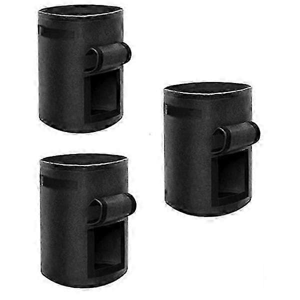 Potatisodlingspåsar, 3-pack 26 liters odlingspåsar trädgårdskrukor