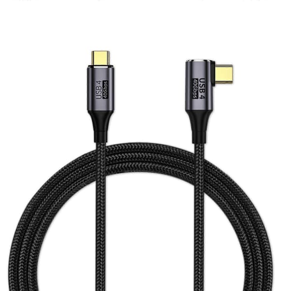 USB-C till USB-C laddningsdatakabel Typ-C PD 100W laddare 40G/bps datalinje