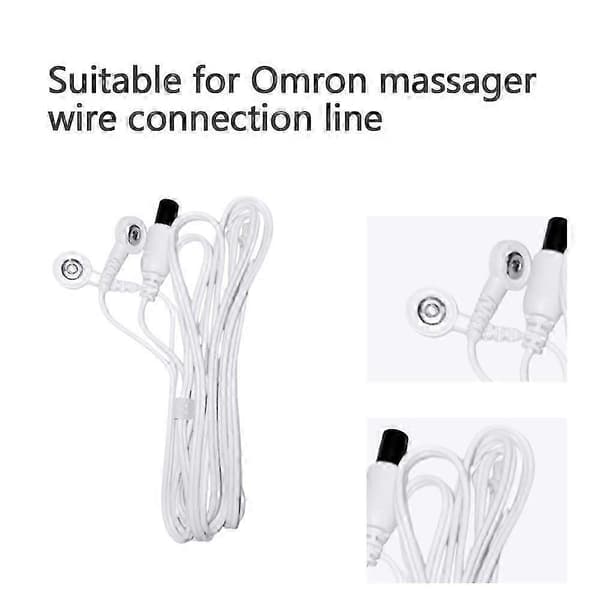 Til Omron Max Power, Pain Relief Pro, Pocket Pro Kompatibelt Omron Kabel m/ trykknapper