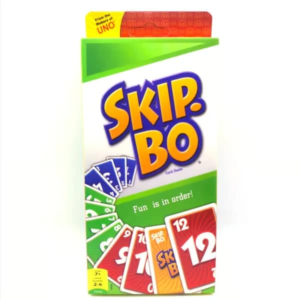 Skip-Bo Kortspill - Klassisk Familieunderholdning for Barn, Voksne og Selskapsspill