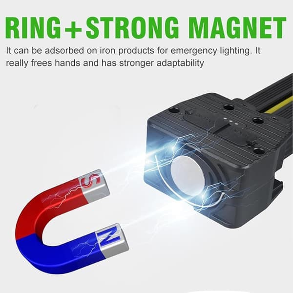 Posing Gym Light – Bærbar magnetisk LED-lampe, genopladelig foldbar med 7 dæmpningsniveauer