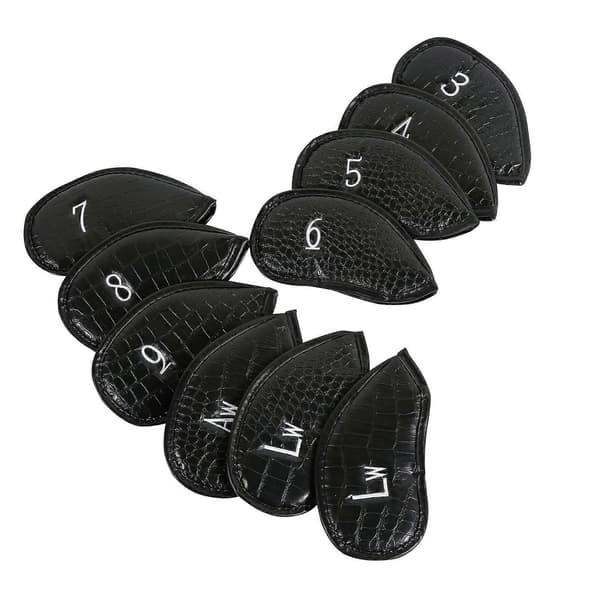 12 delar golfjärnskydd för golfklubbor putterskydd