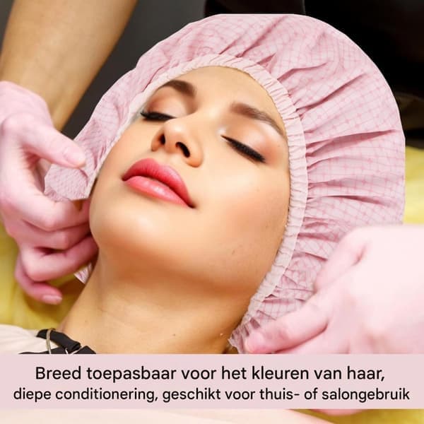 stk - Hætte til hår - Varmehætte - Hætte til hår med konstant temperatur - Velegnet til farvning, permanent, dybdegående pleje