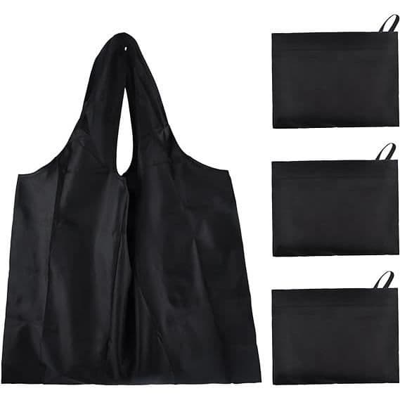 3 indkøbsposer, foldbare indkøbsposer, genanvendelige indkøbsposer, foldbar indkøbspose, mulepose