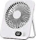 Multifunktionel bærbar ventilator - genopladelig - bærbar ventilator - bærbar ventilator med