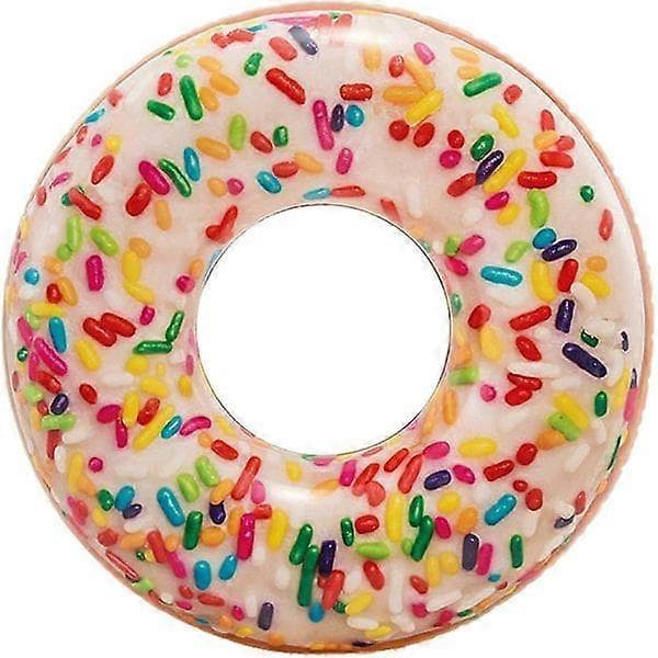 Munkformad badring med strössel, 99 cm x 25 cm, Flerfärgad