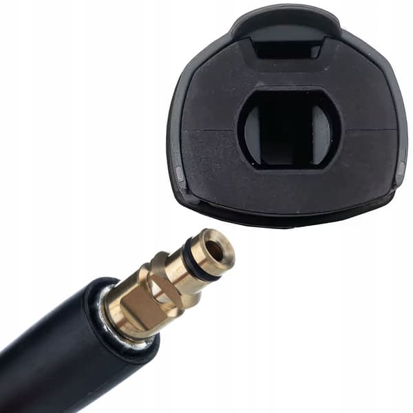 Click-Click Adapter Slangeskjøt – Forlenget Rekkevidde | Solid Plast | Reservedel for Karcher K2, K4, K5