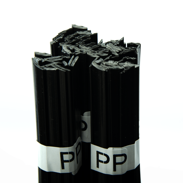 Plastsvetslod PP Svart 100G – 8Mm Stav | 42Cm Längd | Smältpunkt 260-330°C