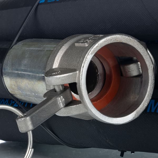 Putsmaskinsslang DN32 10M – Hydrauliska Camlock Kopplingar | 40 Bar | för Gips- och Cementputsaggregat