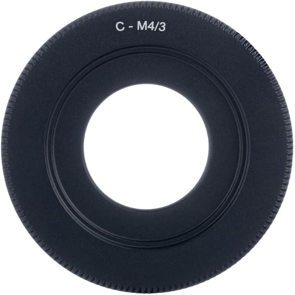 Adapter C-Mount til Micro 4/3 – Aluminium | For Olympus PEN E-PL6, Panasonic G6 | Kompatibel med C-Mount Objektiver