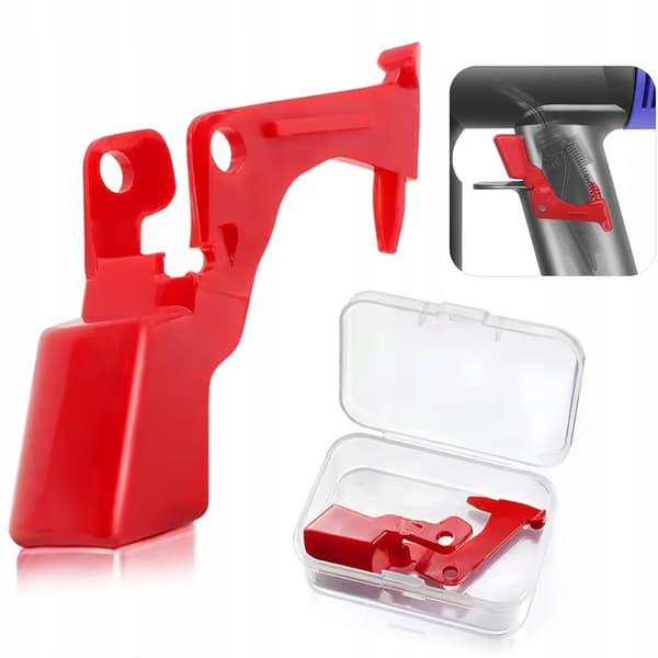 PowerFix Trigger V-Red – Forstærket Udløserknap | Rød | Reservedel til Dyson V10, V11