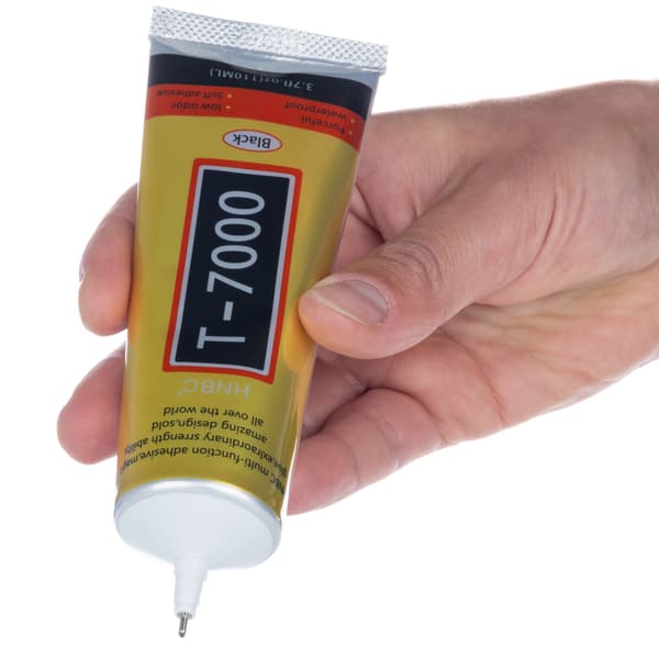 Universallim T-7000 110Ml – Præcis Påføring | Sort, Elastisk, Stærk Binding | til Elektronik, Plast, Træ, Metal