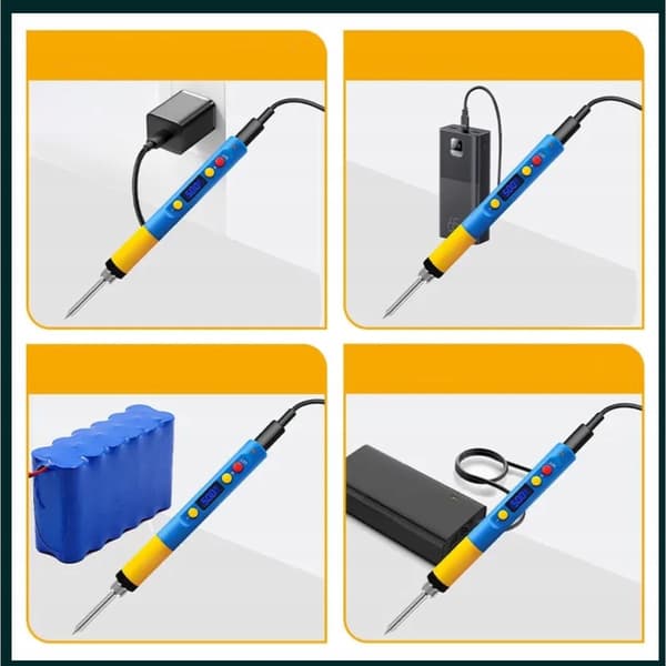 T65-BC2 Smart Solder Pro – LCD-Loddekolbe 65W | 500°C | USB-C | Keramisk Varmeelement | Mobil